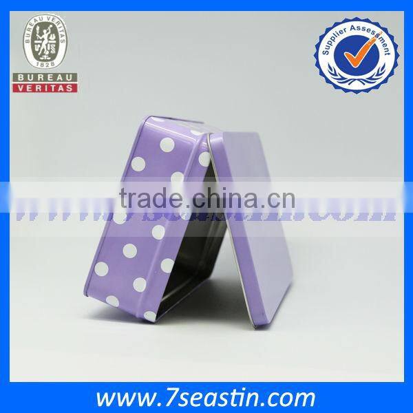 christmas butter cookie box rectangular metal box