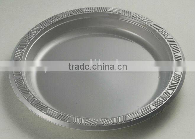 9''(23cm) colored europe style plastic dinner plates P092323