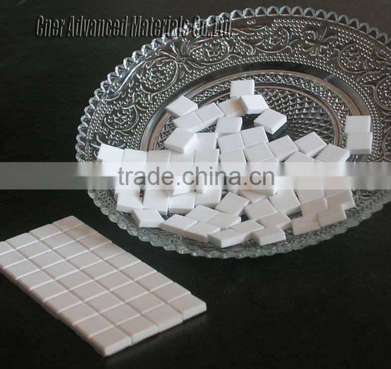 92% Alumina ceramic liner, wear resistant ceramic dimple tile
