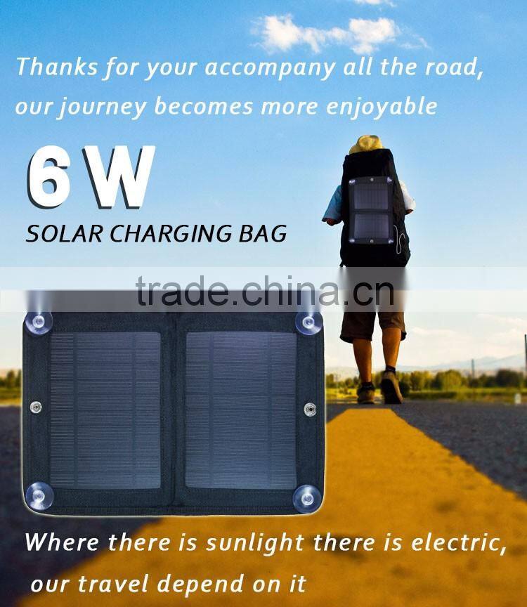 The cheapest Monocrystalline silicon sunpower solar panel, 6W solar mobile phone charger