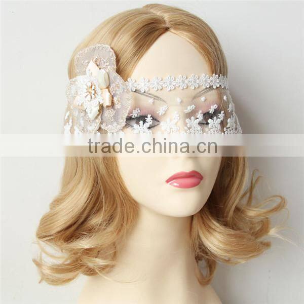 MYLOVE white lace masks bridal mask very beautiful MLMJ15