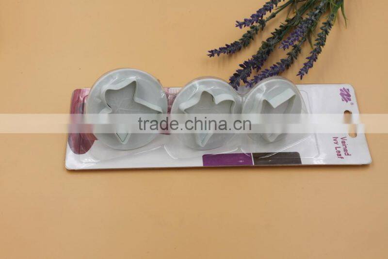 ZiNuo 3pcs cake fondant decorating honey bee plunger cutter