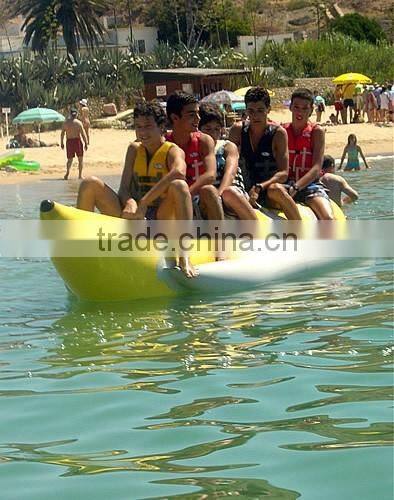 inflatable banana boat for sale / inflatable flying fish hire / single hull banana boat flying