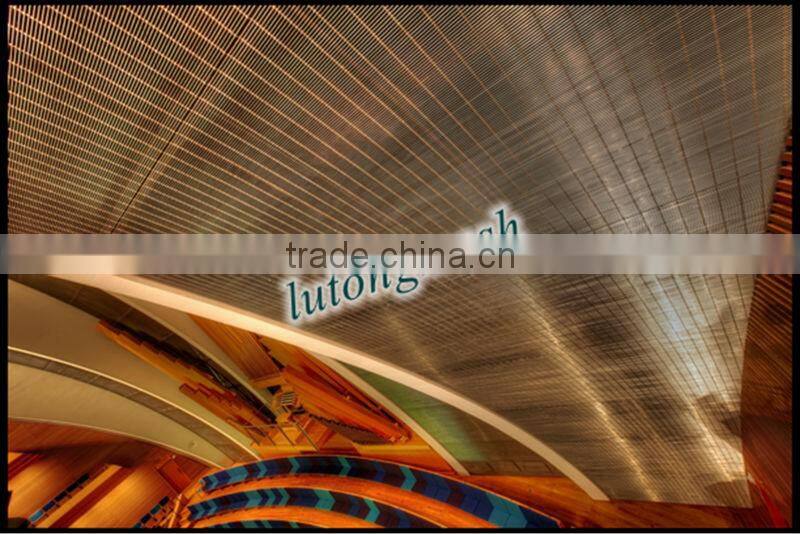 Anping Lutong mesh steel mesh decorative for architectural facade cladding