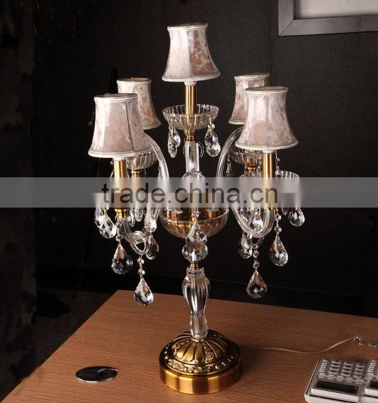 High Quality crystal luxury table lamp
