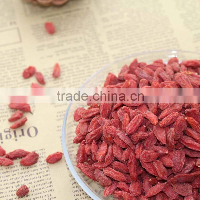 2015 NingXia certified red bulk goji berry with best quality