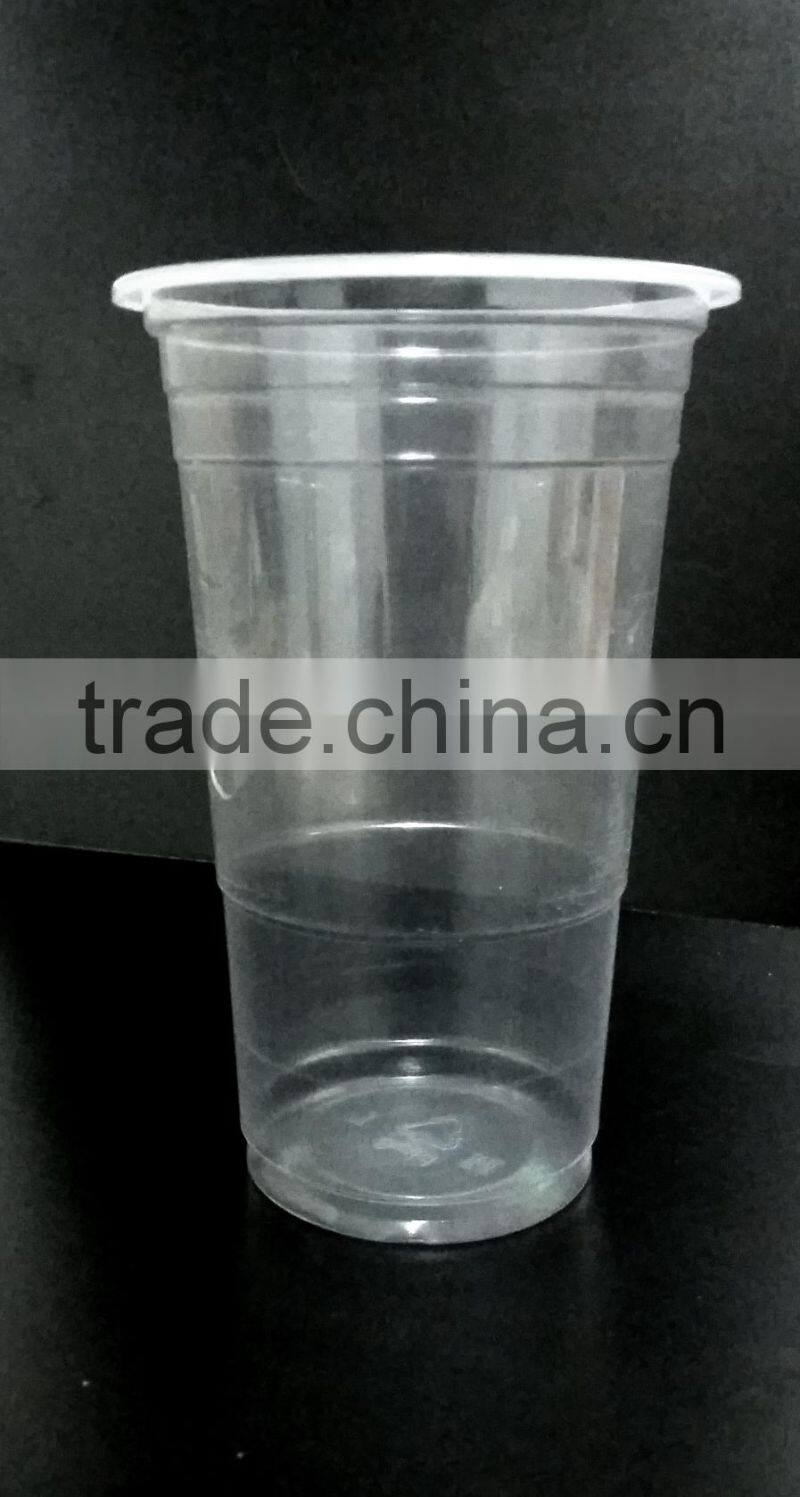 Disposable Plastic Beverage Cup with logo