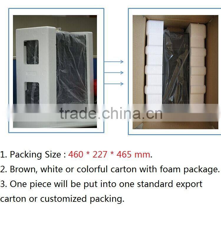 0.4mm SPCC flat front panel atx vertical computer case