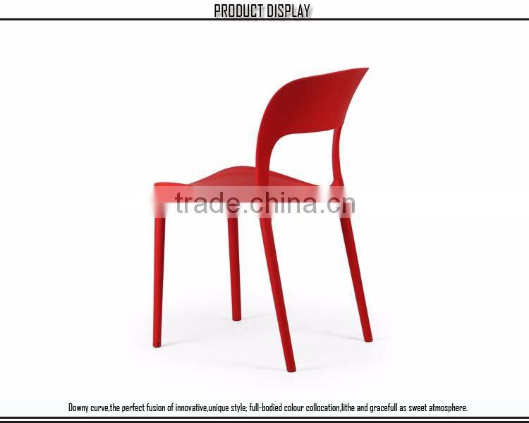 Modern Hotel Restaurant Furniture Plastic Dining Chair for Sale