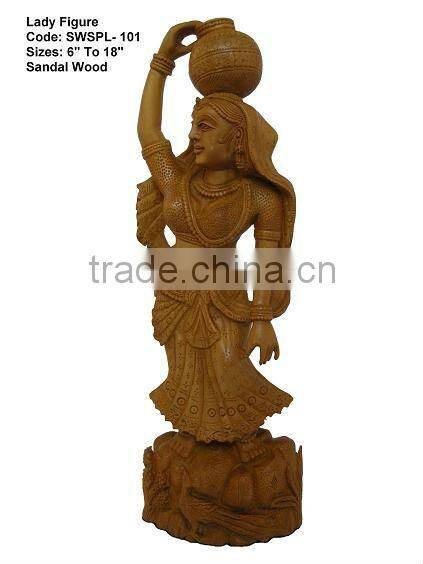 Sandalwood Carving Craft handmade statues figurine promotion gift, personal gift, home decoration