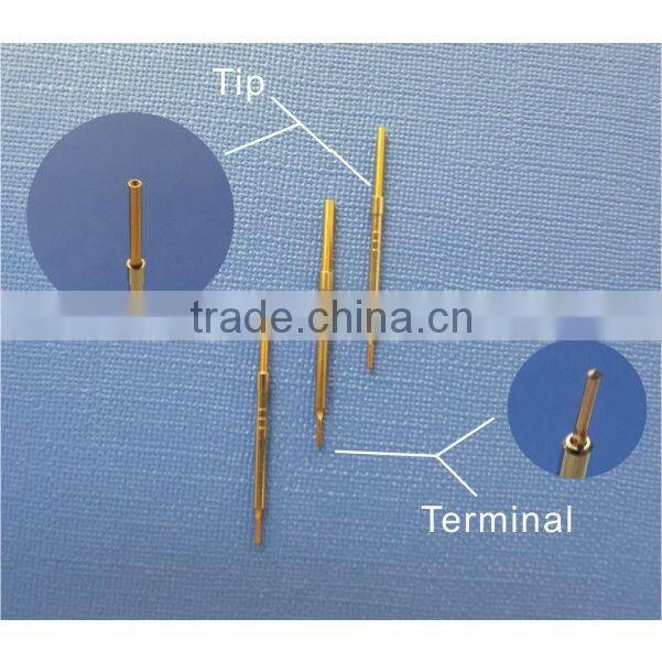 5mm length spring loaded pogo pin with gold plated
