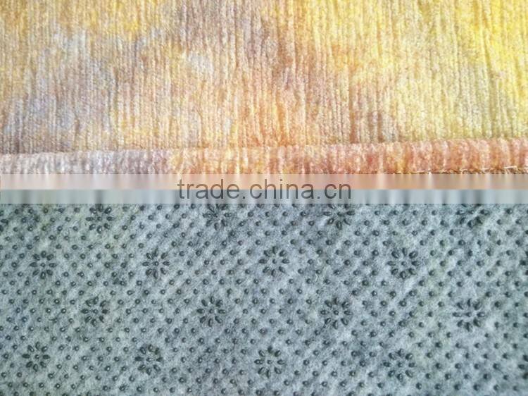 jet printing chenille carpets for hotels