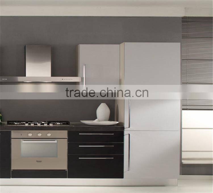 Custom melamine kitchen cabinet for kitchen with kitchenware