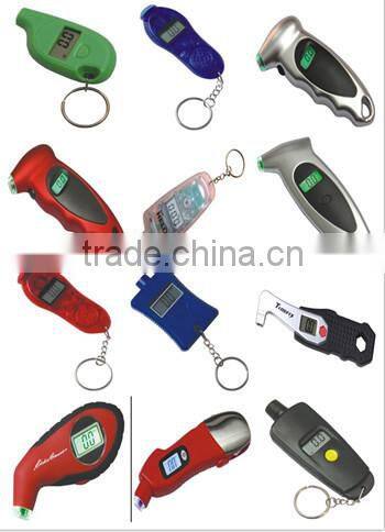 Digital tire pressure gauges