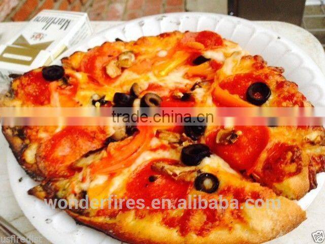 Wood Fired Stainless Steel Pizza Oven-Wood Fired Oven & Cart - Freestanding