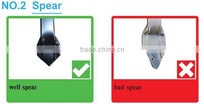 Best price zinc steel fence/ black steel fence posts