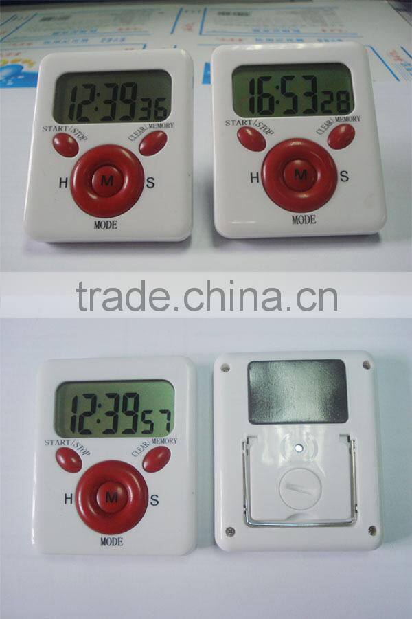 24 hours programmable digital countdown kitchen timer