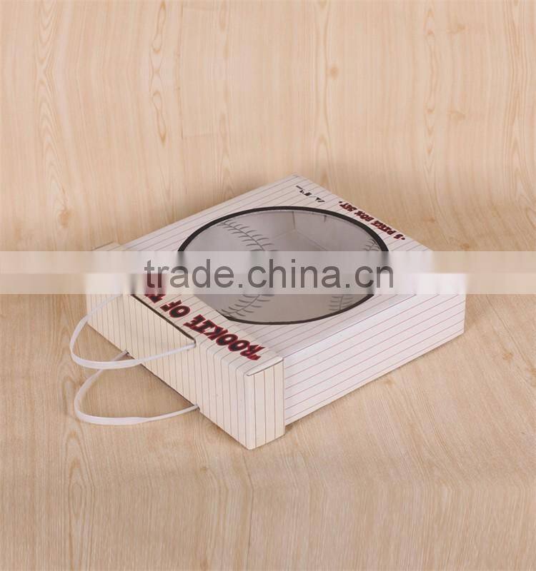 handmade exquisite paper box with plastic handles