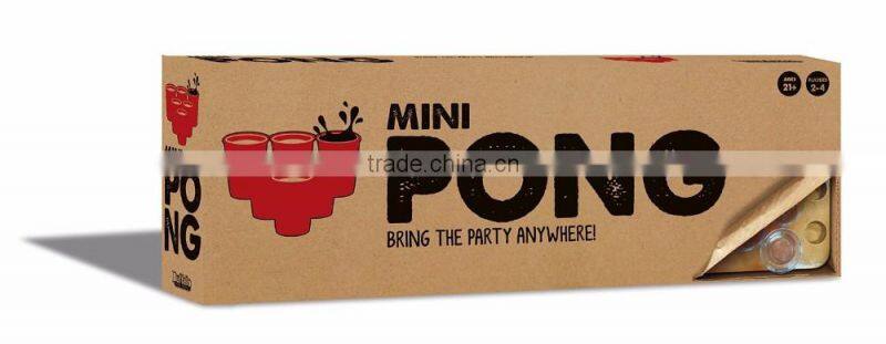 Mini Pong - Bring The Party Anywhere Game/mini beer pong