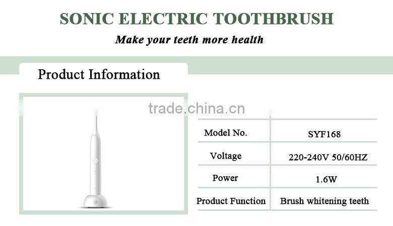 waterproof portable high quality rechargeable electric toothbrush