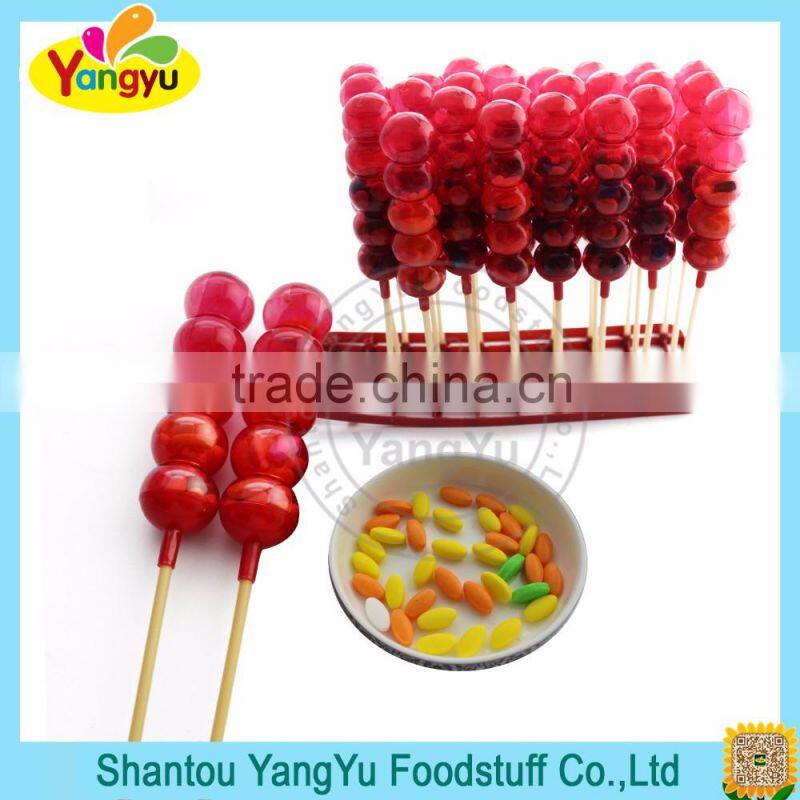 Fashion different type sugar-coated haws packing oval-shaped tablet candy