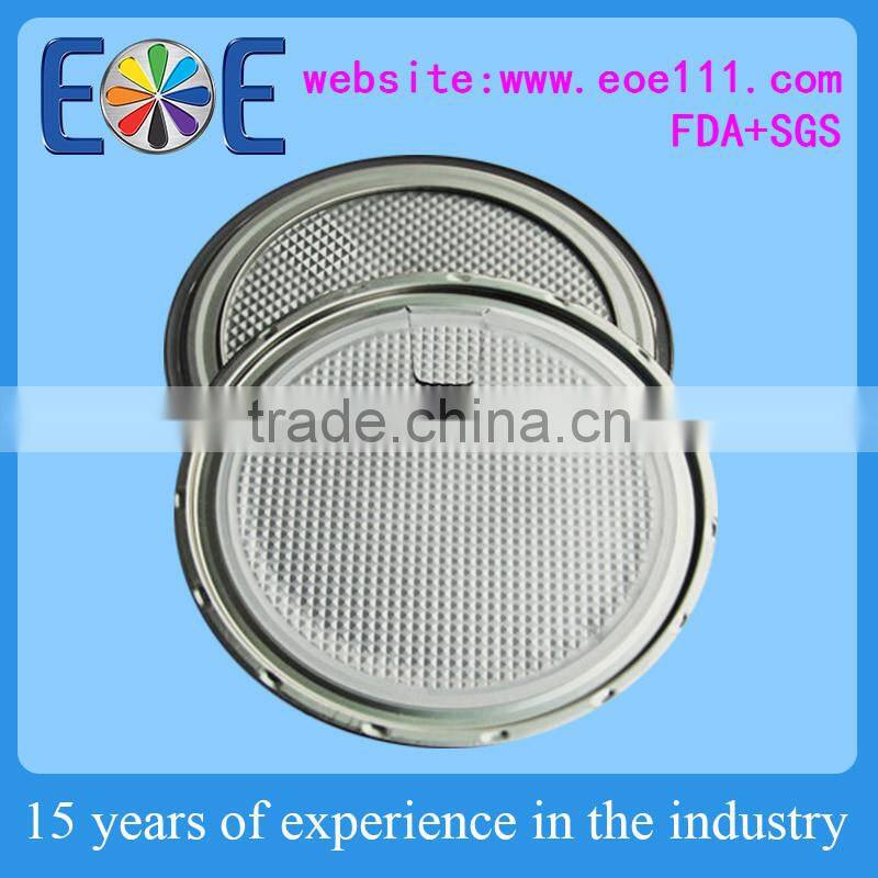 red date without stone wholesale 401 (99mm) aluminum peel off lid
