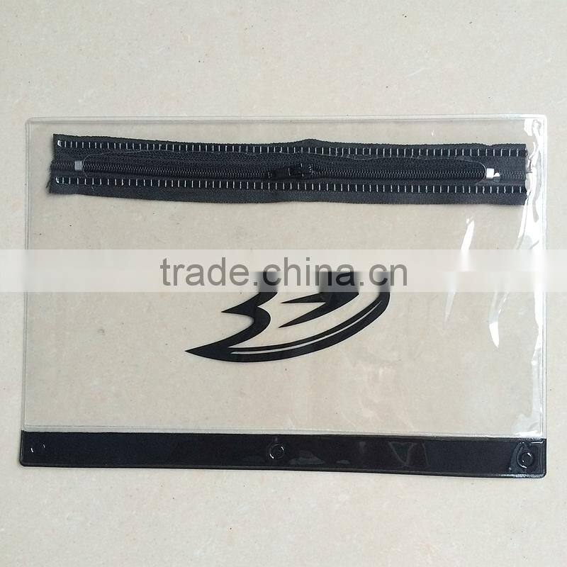 bulk custom printed vinyl pvc clear pouch