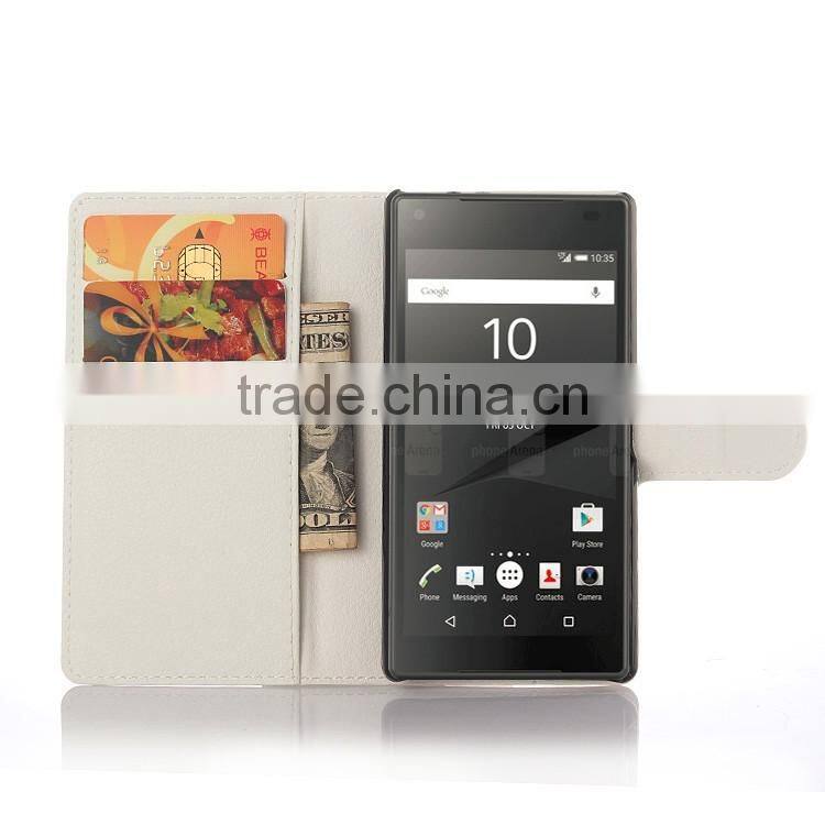 CHEAP COW SKIN TEXTURE Soft Wallet Case Stand PU Leather Case For SONY XPERIA Z5 E6603 E6633 FLIP LEATHER CREDIT CARD CASE