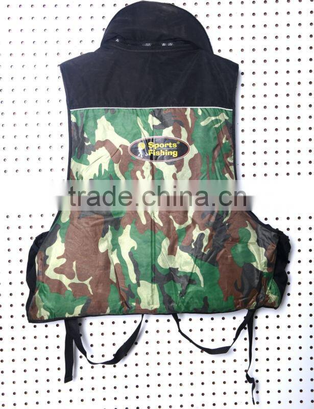 2016 Latest design workable price multifunction portable fishing life jacket
