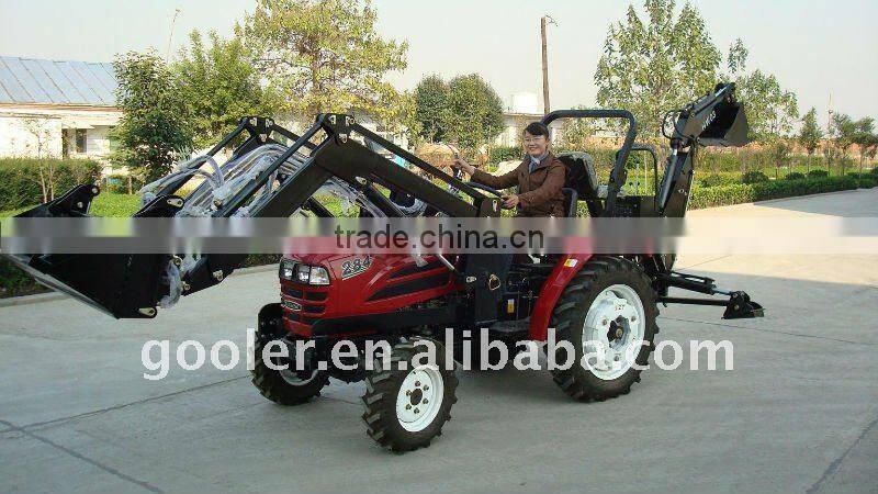 LZ304 mini Tractor with 4 in 1 bucket Front end loader, fel TZ03D