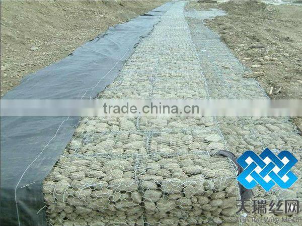 galvanized+PVC coated gabions/gabion box/gabion mesh/mattress