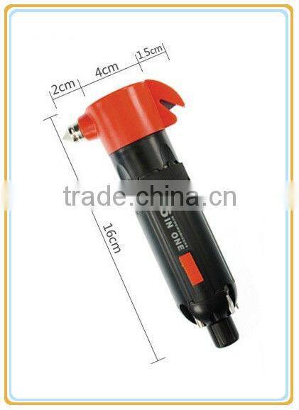 6 in 1 multifunctional safety hammer