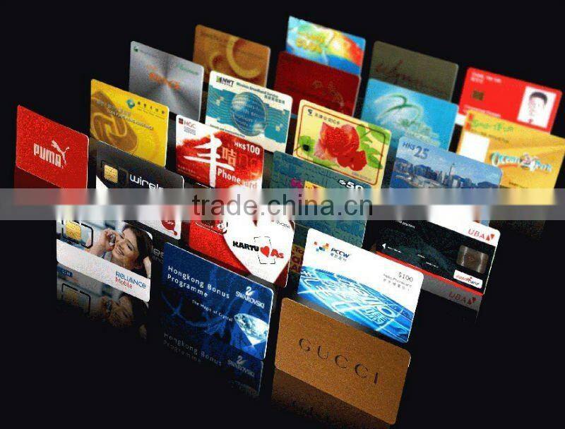 AT 24C Series contact smart card with glossy finish