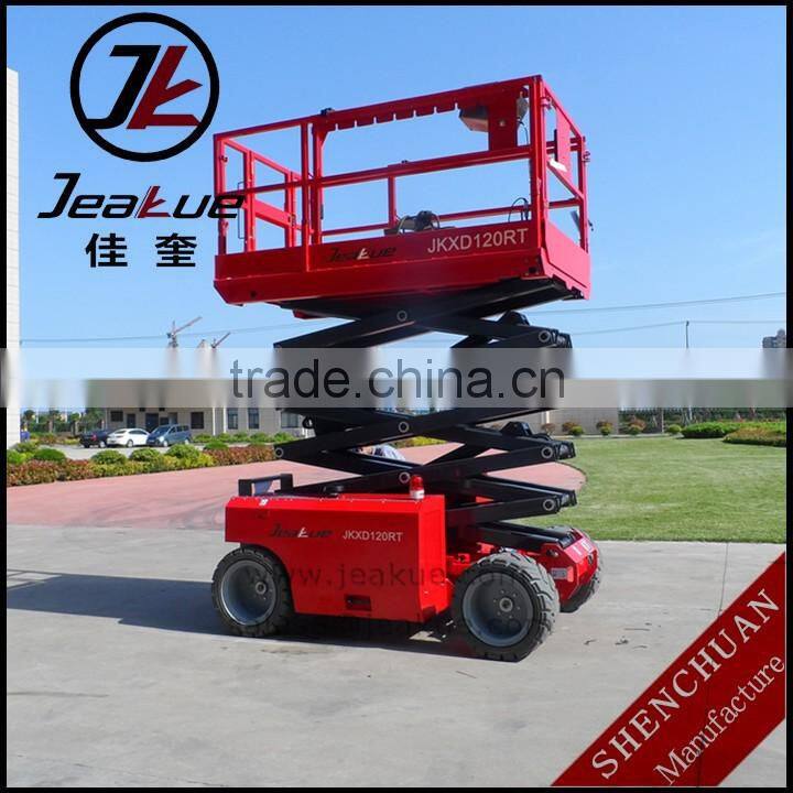 China brand Rough Terrian Scissor Diesel Lift