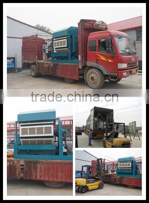 2015 Advanced processing egg box with lid making machine