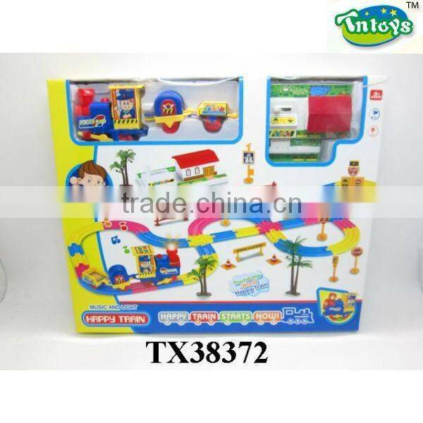 electric rail cars with light