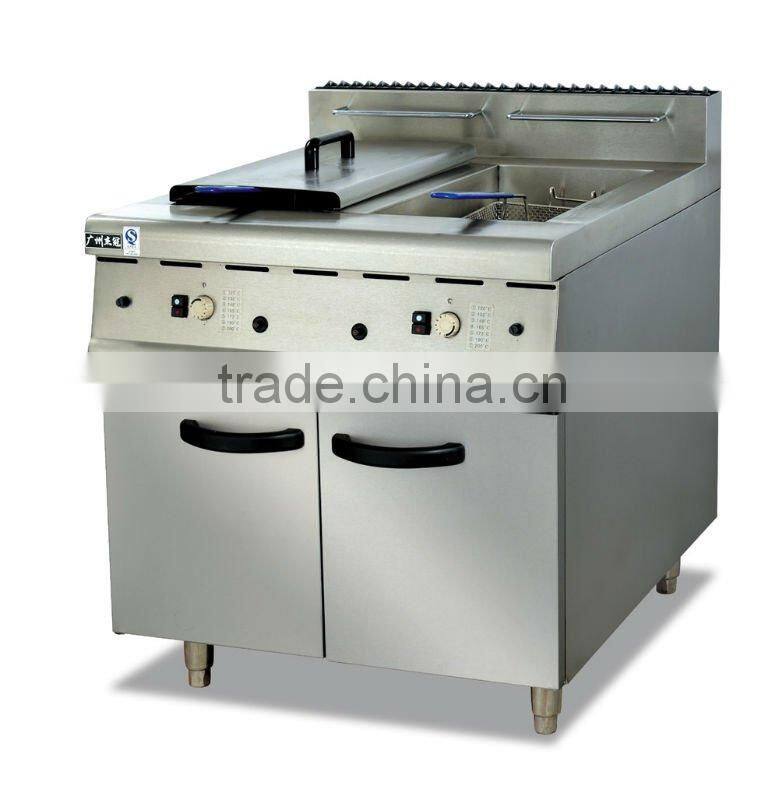 gas pasta cooker with cabinet