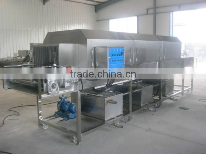 industrial turnover basket washing machine