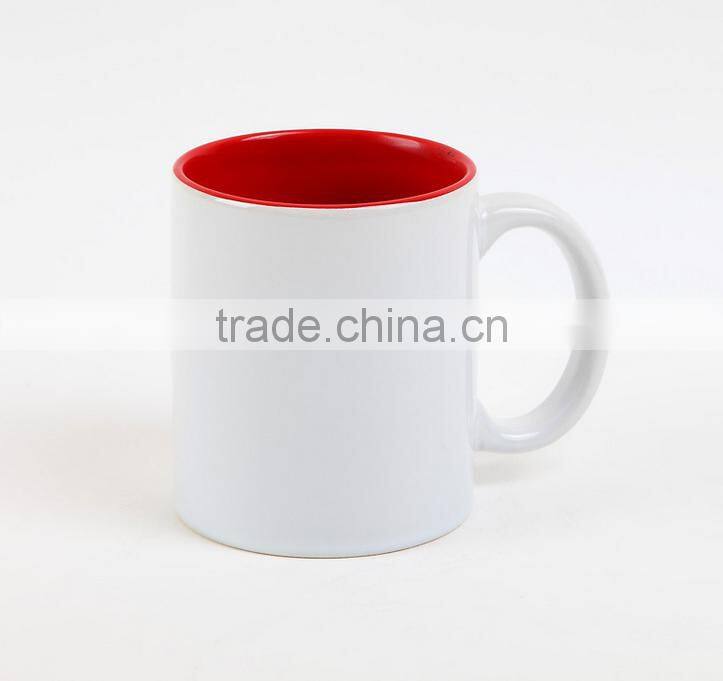 11oz Sublimation Coffee Mug Inner Color DIY Ceramic Mug