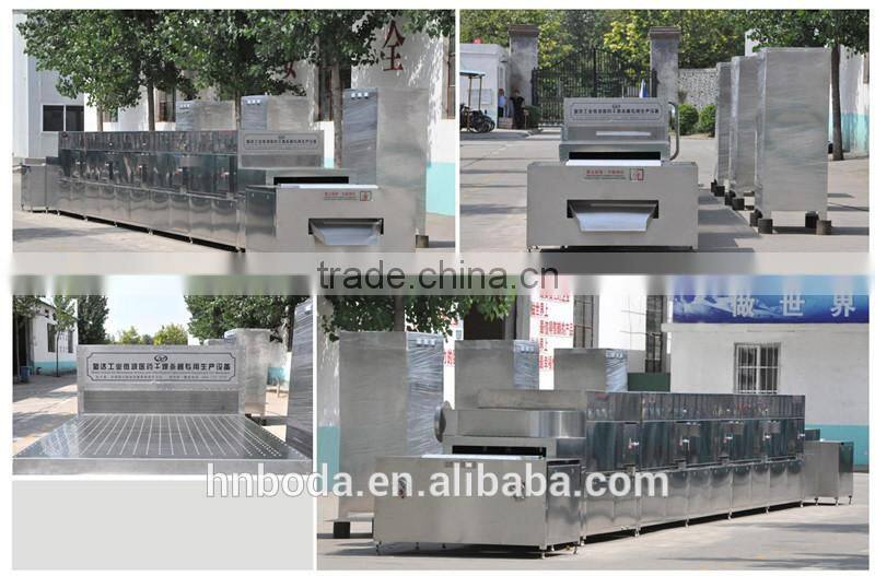 Belt type Curcuma longa/turmeric microwave blanching machine