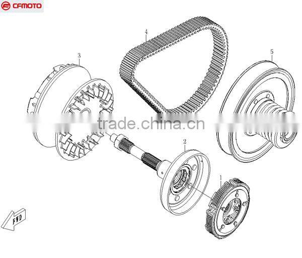CFMOTO CF188 500CC ENGINE CLUTCH WITH ENGINE BRAKE 0180-054000