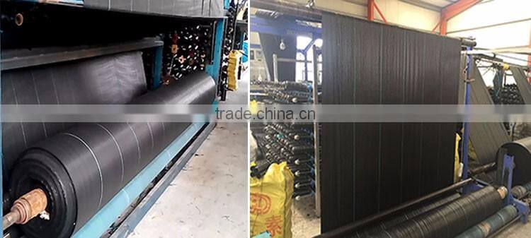 PP woven weed control mat