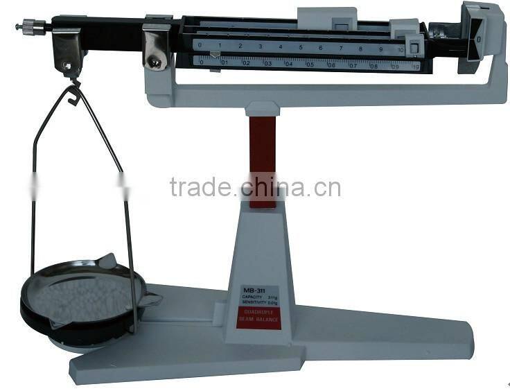 MB-311 laboratory triple beam balance 311g/0.1g