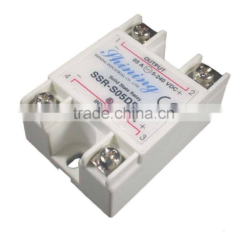 SSR-S05DD-H 5A 4~32VDC Electric Single Phase SSR DC Solid Relay 5V