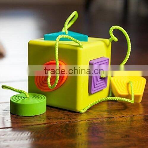 Silicone Oombee Cube Baby Toy