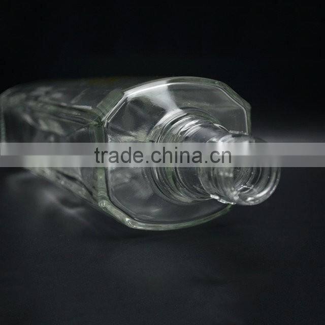 High quality glass wine bottle weight liquor spirit bottle bevarage