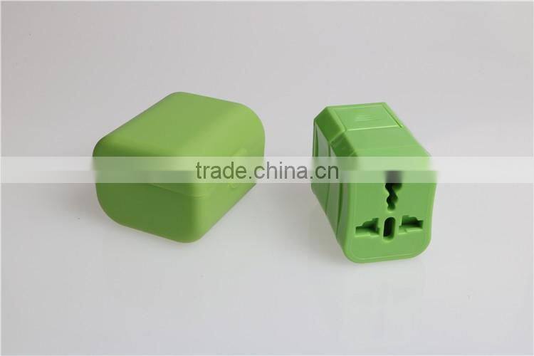 Unviersal travel adapter without USB with EU/UK/AUS/US plug worldwide used multi-functional travel plug socket box