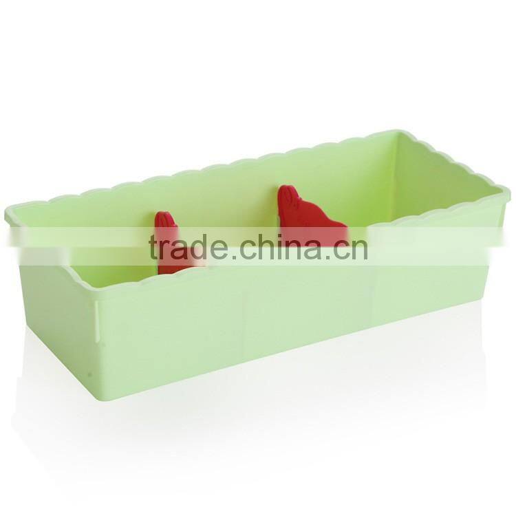N506 3/5 Grid Home Organization Storage Box Household Plastic Storage Box