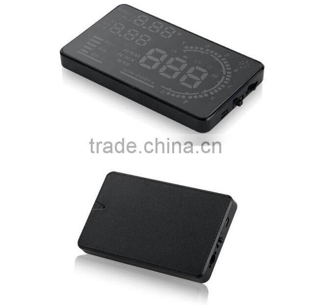 2016 New 5.5" Screen A8 Auto Car HUD Head Up Display KM/h & MPH Overspeed Warning Alarm System Car Speed Head UP LED Display