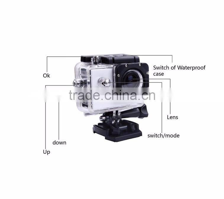 Factory Supply SJ4000 Waterproof Sport Camera Recorder For many kinds of Sports
